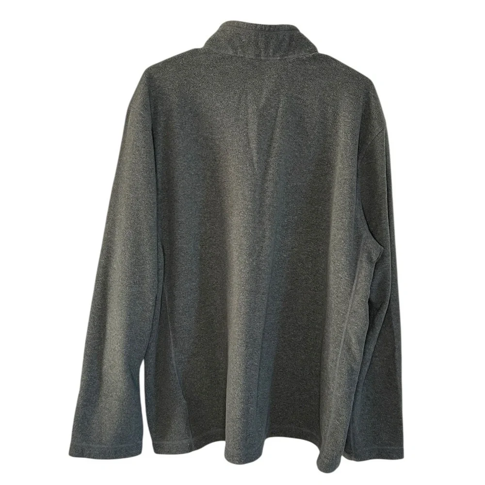 The North Face 1/4 Zip Fleece Pullover Gray Men's Size XL Hiking Outdoor Active